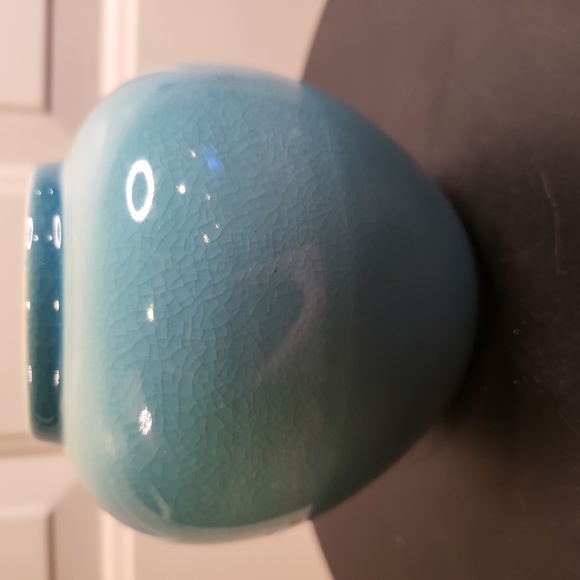 Rookwood Pottery Antique Blue Bulbous Vase 4" - Picture 8 of 8